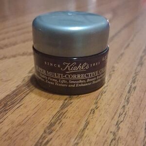 Kiehl's Multi-Corrective Cream in Black Jar with Silver Lid 7ml/ 0.25oz.